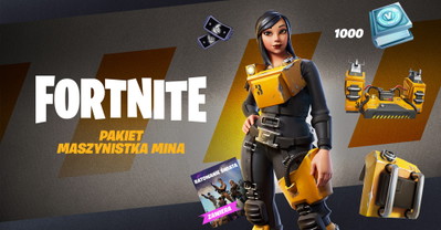 Wszystko o nowym pakiecie w Fortnite: Maszynistka Mina. Wygląd, zawartość, cena