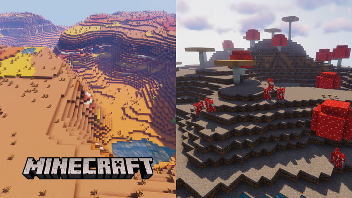 Które biomy w Minecrafcie są najrzadsze? Co jest bardzo trudno spotkać ...