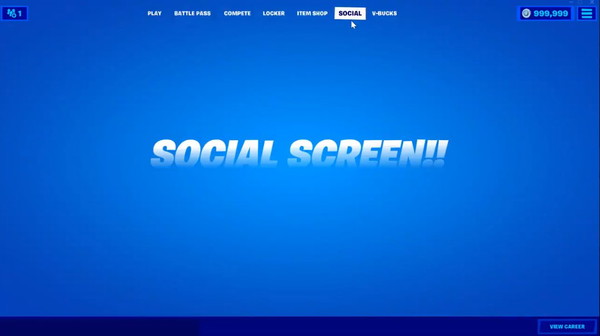W Fortnite pojawi się nowa zakładka „Social”, Epic rozpoczęło już jej testowanie