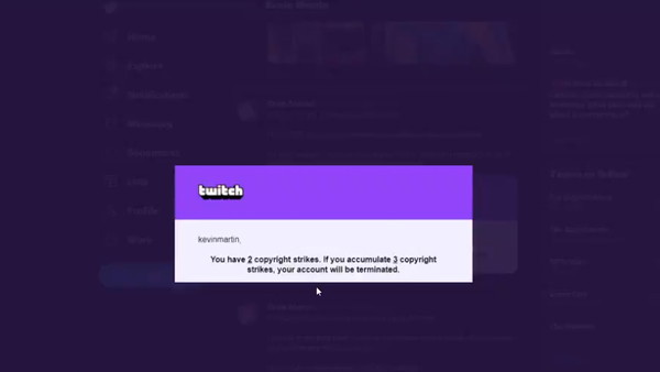 Streamer Twitch dostał ostrzeżenie za muzykę, którą Twitch sam promuje jako tę bezpieczną