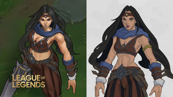 lara jako postać do League of Legends, czyli gracze stworzyli ciekawy koncept piratki