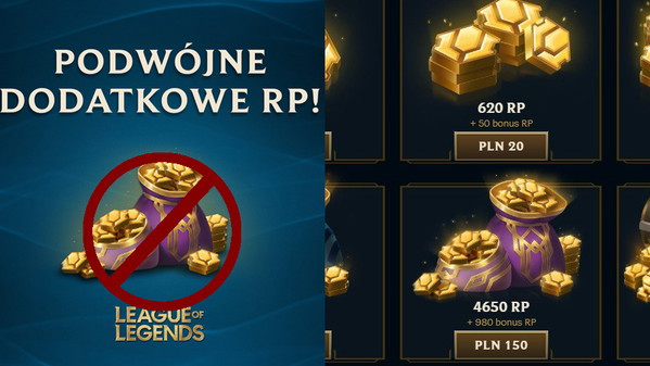 Riot przesuwa promocję na RP w LoLu, ale wielu graczy kupiło już walutę. Co zrobić, aby odzyskać pieniądze?