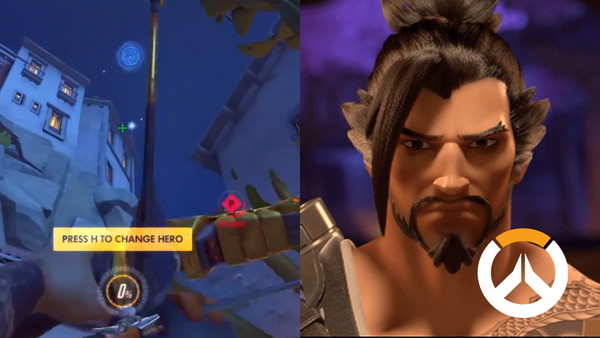 Hanzo likwidujący przeciwnika jeszcze przed rozpoczęciem rundy. Jak wygląda fart w Overwatchu?