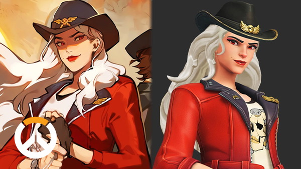 Gracze Overwatch proponują zmianę najnowszego skina Ashe, by ten pasował do okładki