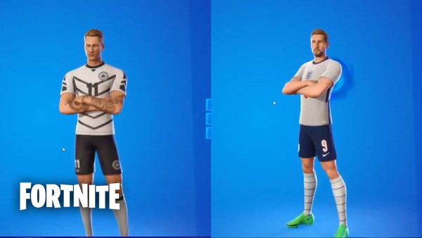Prezentacja dwóch nowych ikon w Fortnite bezpośrednio w grze, razem z emotką