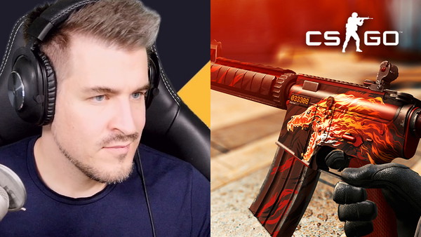 Izak śmieje się z pytania, jakie dostał od gracza CSGO „Biznesmeni XXI wieku”