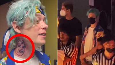 Podawał się za Ninję i wchodził wszędzie jako VIP. Teraz wytatuował sobie twarz streamera na szyi