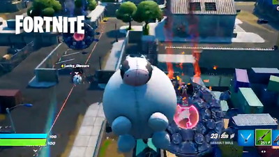 Nadmuchiwany byk już w Fortnite. Jak dokładnie działa? Pierwszy gameplay i oficjalny zwiastun