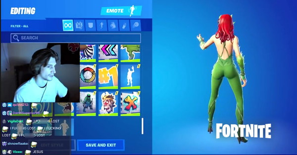 Bezcenna reakcja xQc na skina w Fortnite. To dlatego rodzice prosili by nieco „ugrzecznić” skórki