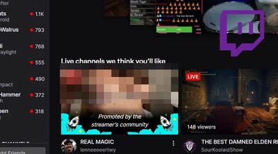 Przez tę funkcję Twitcha na głównej stronie pokazują się teraz treści 18+. Coś poszło nie tak