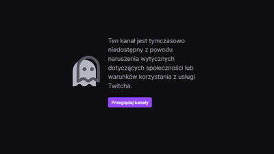 Ban na Twitchu, który może w Polsce namieszać. Nie można robić tego ze zbanowanymi osobami