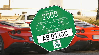 Nowa naklejka na szybę samochodu. Jej brak to mandat w wysokości 500 złotych