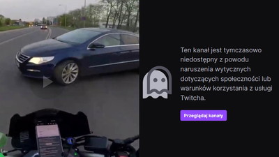 Twitch podjął zaskakującą decyzję w sprawie polskiego streamera, który miał wypadek na motocyklu
