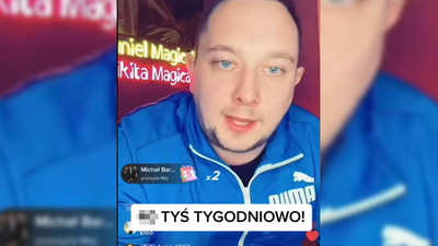 DanielMagical i zarobki na TikToku. Kilkadziesiąt tysięcy nie miesięcznie, a tygodniowo