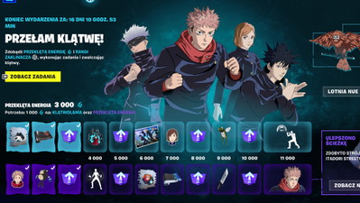 Opis aktualizacji 25.30 w Fortnite. Nowe zadania z darmowymi przedmiotami Jujutsu Kaisen