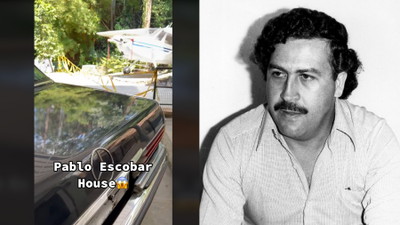Tak wygląda stary samochód Pablo Escobara w jego willi