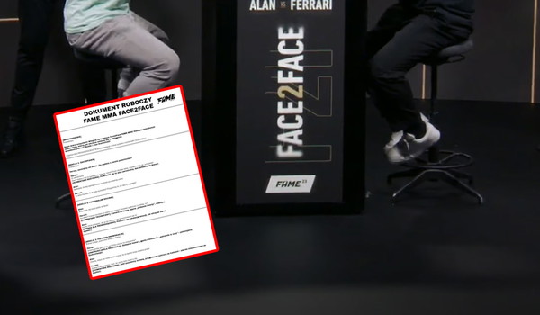 Fame MMA reaguje na ten „dokument roboczy” ze scenariuszem