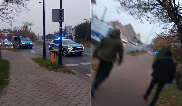 Policja rozbiła „Patrol obywatelski”. Kilka radiowozów podążało za mężczyznami