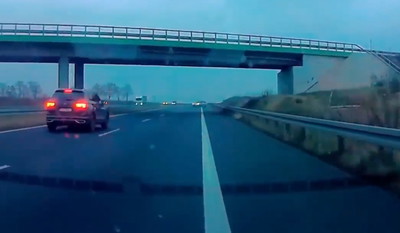 Wszyscy, włącznie z kierowcą zasnęli na S5 obok Poznania