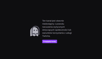 Cygus134 permanentnie zbanowany na Twitch