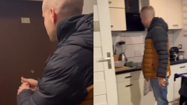 Nagrał jak wchodzi do mieszkania wynajmującego. W sieci zawrzało