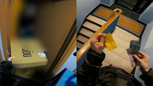 Polski youtuber dostarczył zamówienie. Dostał kartę „Pomocy”. Wezwał służby