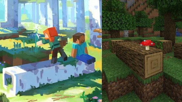 Nowy snapshot wprowadza do Minecraft powalone drzewa