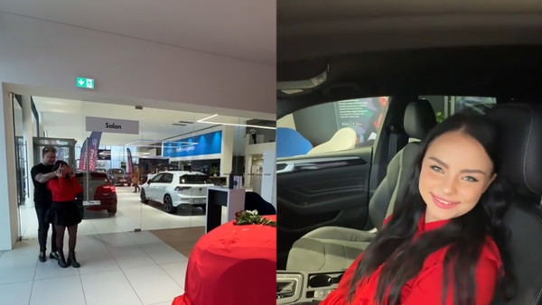 Nikita odebrała nowy samochód z salonu, ale nie ma prawa jazdy