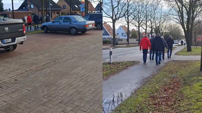 W Polsce już dawno byłby spory mandat. W Niemczech robi to wiele osób