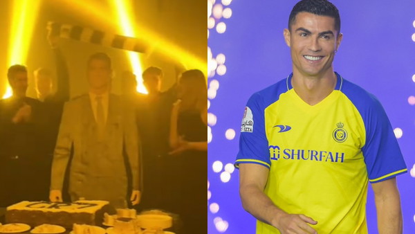 Polacy zrobili imprezę dla kartonowej podobizny Cristiano Ronaldo