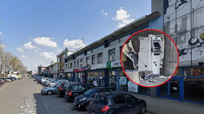 Wysadzony bankomat w centrum Warszawy. Genialni złodzieje zostali bez niczego