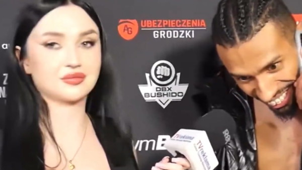 Dziennikarkę zacięło. Zawodnik Fame MMA odebrał sobie telefon w środku wywiadu