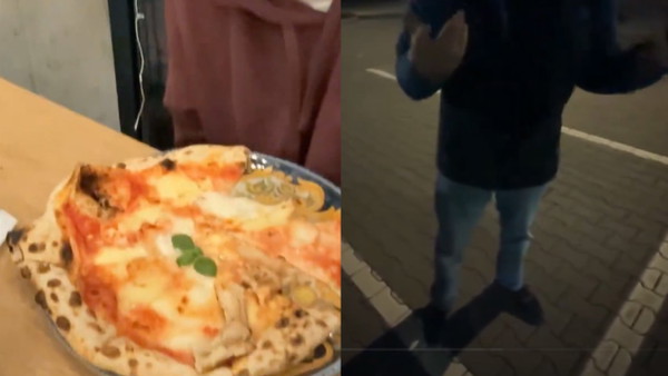 Robert Pasut pokłócił się z właścicielem lokalu. Poszło o pizzę