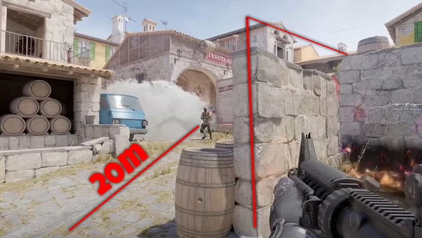 Odległość peekowania w Counter Strike 2 ma znaczenie