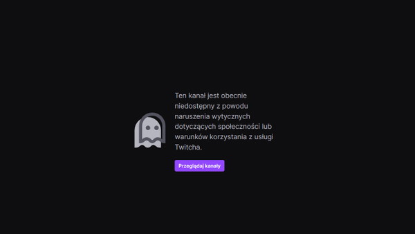 Twitch pozwoli złożyć odwołanie 6 miesięcy po permanentnym banie