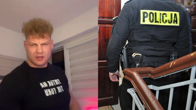 Policja u Denisa Labrygi, zawodnika Fame MMA