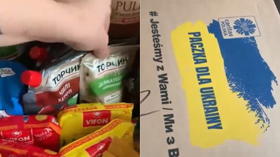 „Ukrainka narzeka na paczki z Caritas”. Kolejny filmik okazuje się…