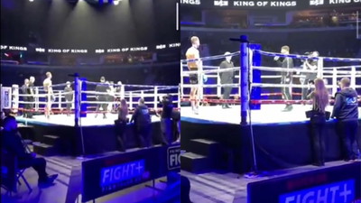 Adrian Cios z Fame MMA wyszedł i zaczepił Mariusza Pudzianowskiego