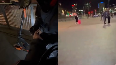 Młodzi Ukraińcy w Warszawie rzucili petardę. Ludzie się przestraszyli