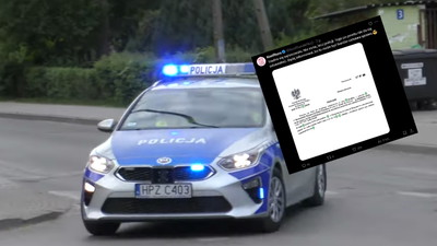Nakleił na samochód naklejkę z obraźliwym napisem. Dostał wezwanie od policji