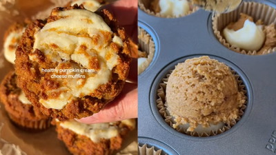 Przepis na kremowe muffinki z puree z dyni. Świetna przekąska na jesienne wieczory