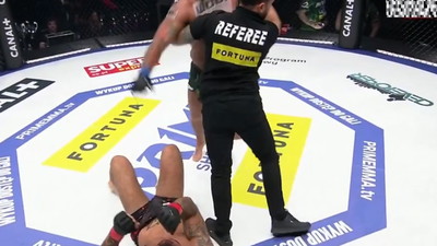 Zawodnik Prime MMA kopnął leżącego przeciwnika już po walce