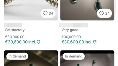 Po napadzie na Luwr, ludzie wystawiają oferty biżuterii na Vinted