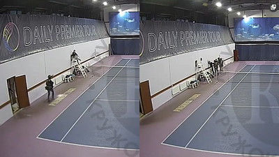 Turniej tenisowy przerwany. Na halę weszli uzbrojeni i zamaskowani funkcjonariusze policji