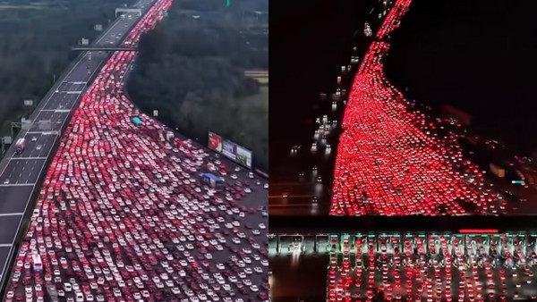 Ponad 100 tysięcy aut utknęło w 24 godzinnym korku. Długi weekend w Chinach