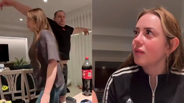Natalia Magical nadstawiła policzek, a nie usta. Tyle wystarczyło