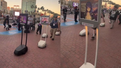 Vtuberki wjechały na event w specjalnych pojazdach. Tego to jeszcze nie było