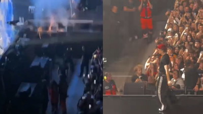 Pożar na koncercie Maty. W ruch poszły gaśnice
