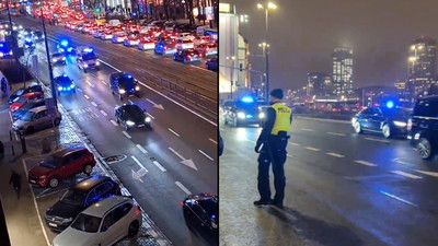 Przejazd prezydenta Ukrainy, Wołodymyra Zełenskiego przez Warszawę