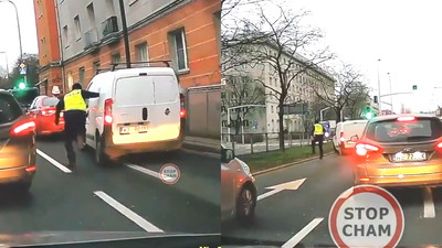 Ucieczka ulicami Warszawy. Policja próbowała zatrzymać busa